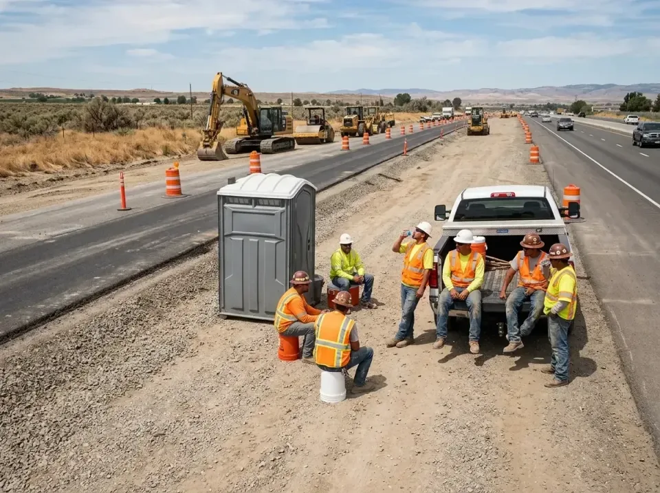 highway-road-construction-crew-007 — frequently asked questions, Porta Potty and Restroom Rentals in Clinton, UT